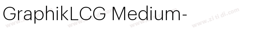 GraphikLCG Medium字体转换